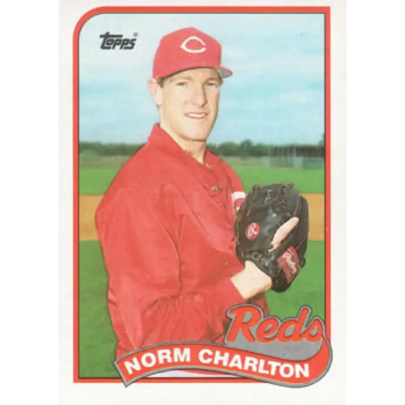 1989 Topps #737 Norm Charlton NM-MT RC Rookie Cincinnati Reds Baseball Card - Baseball Card Single