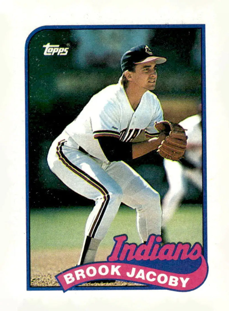 1989 Topps #739 Brook Jacoby - Baseball Card Single