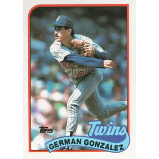 1989 Topps #746 German Gonzalez/ NM-MT RC Rookie Minnesota Twins Baseball Card - Baseball Card Single