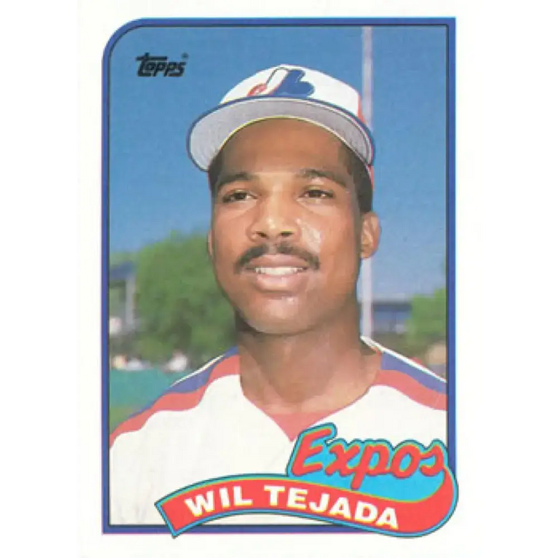 1989 Topps #747 Wilfredo Tejada NM-MT Montreal Expos Baseball Card - Baseball Card Single
