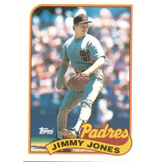 1989 Topps #748 Jimmy Jones NM-MT San Diego Padres Baseball Card - Baseball Card Single