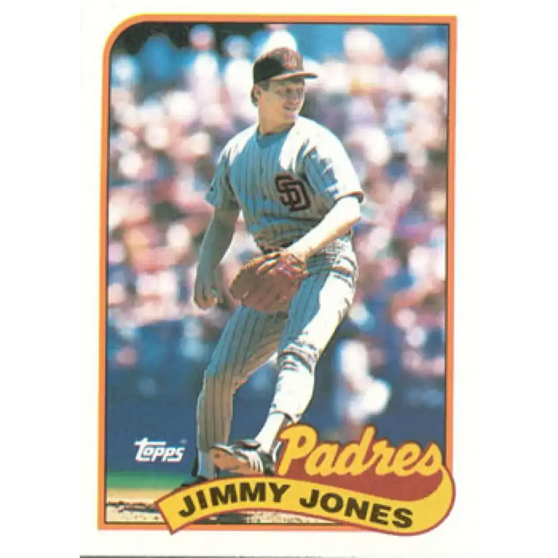 1989 Topps #748 Jimmy Jones NM-MT San Diego Padres Baseball Card - Baseball Card Single
