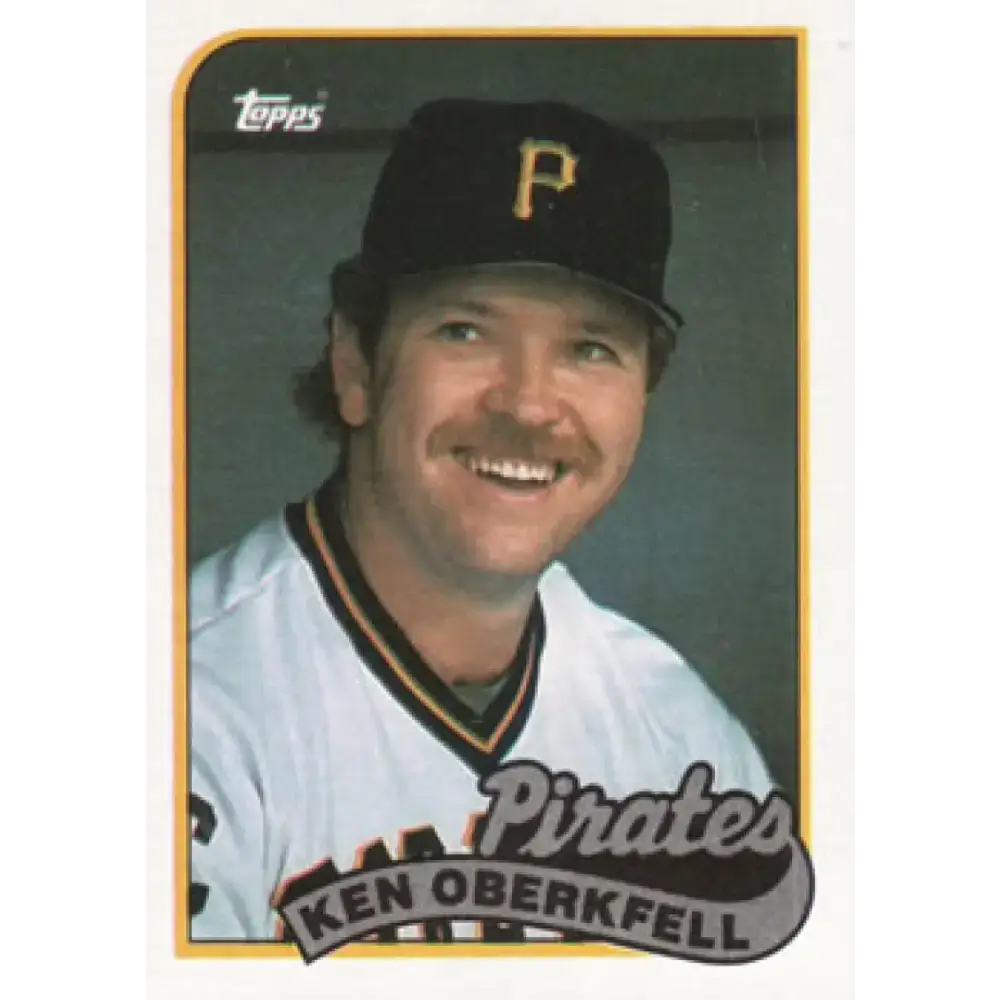 1989 Topps #751 Ken Oberkfell NM-MT Pittsburgh Pirates Baseball Card - Baseball Card Single