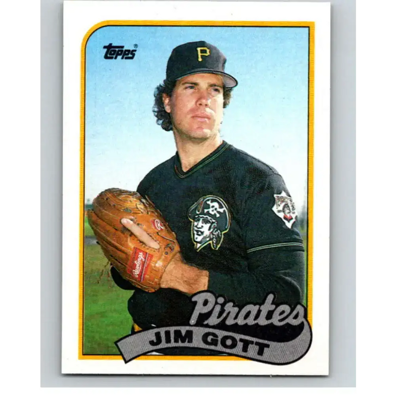 1989 Topps #752 Jim Gott NM-MT Pittsburgh Pirates Baseball Card - Baseball Card Single
