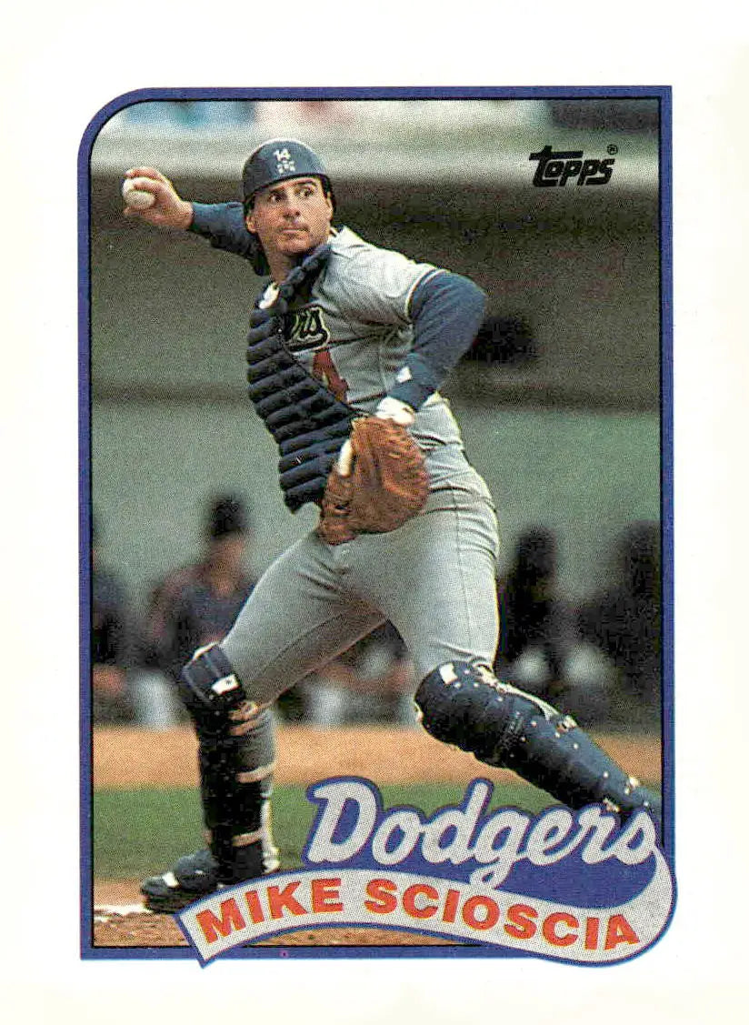 1989 Topps #755 Mike Scioscia - Baseball Card Single