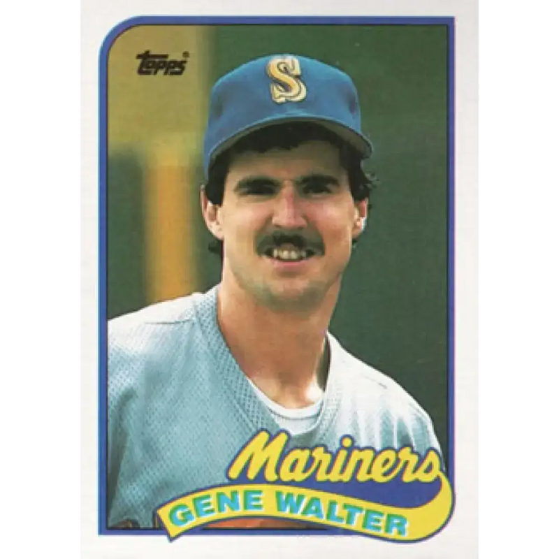 1989 Topps #758 Gene Walter NM-MT Seattle Mariners Baseball Card - Baseball Card Single