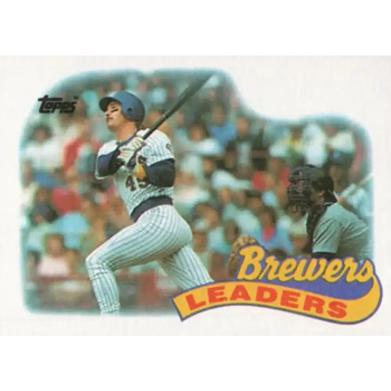 1989 Topps #759 Rob Deer Milwaukee Brewers TL NM-MT Milwaukee Brewers Baseball Card - Baseball Card Single