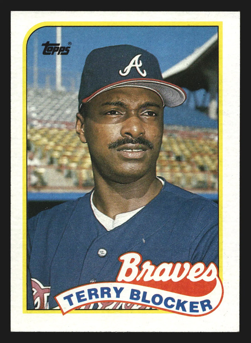 1989 Topps #76 Terry Blocker Atlanta Braves