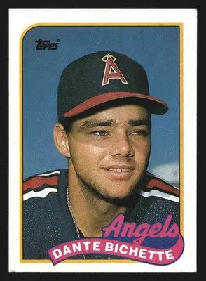 1989 Topps #761 Dante Bichette California Angels RC - Baseball Card Single