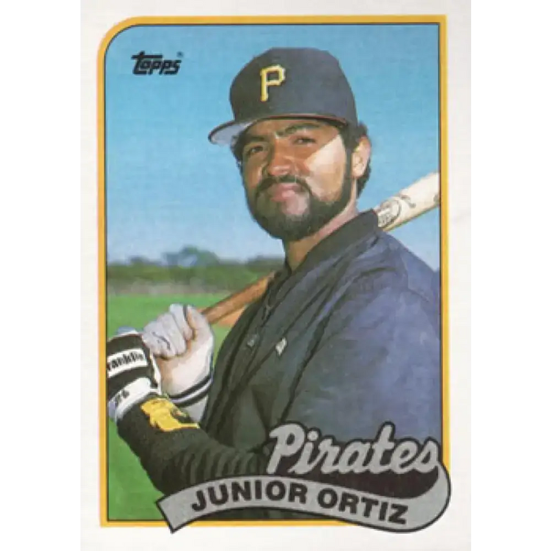 1989 Topps #769 Junior Ortiz NM-MT Pittsburgh Pirates Baseball Card - Baseball Card Single