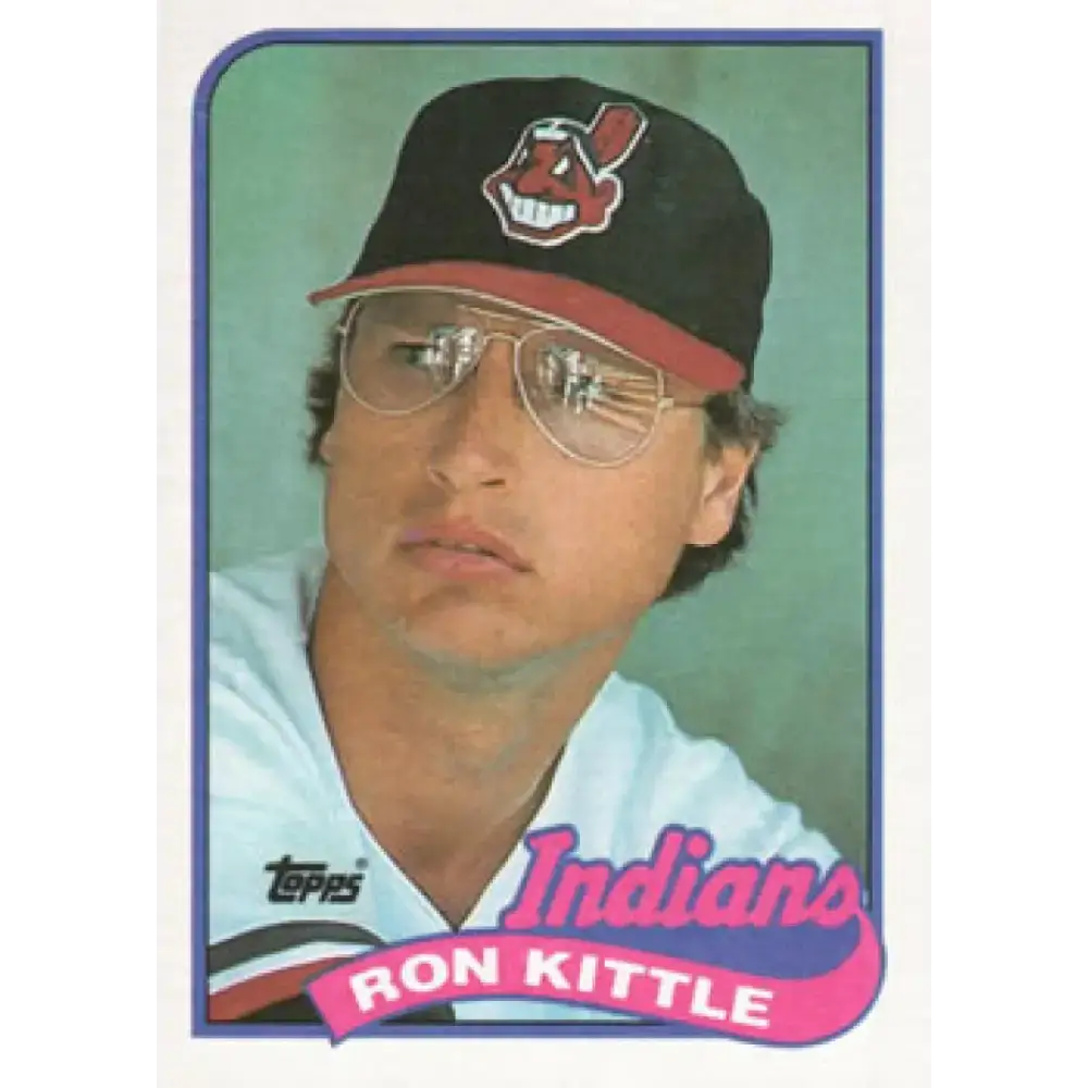 1989 Topps #771 Ron Kittle NM-MT Cleveland Indians Baseball Card - Baseball Card Single