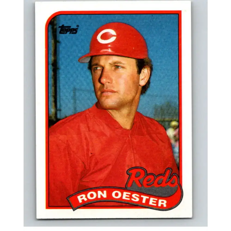 1989 Topps #772 Ron Oester NM-MT Cincinnati Reds Baseball Card - Baseball Card Single