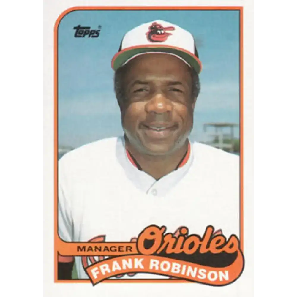 1989 Topps #774 Frank Robinson MG NM-MT Baltimore Orioles Baseball Card - Baseball Card Single
