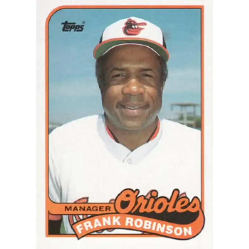 1989 Topps #774 Frank Robinson MG NM-MT Baltimore Orioles Baseball Card - Baseball Card Single