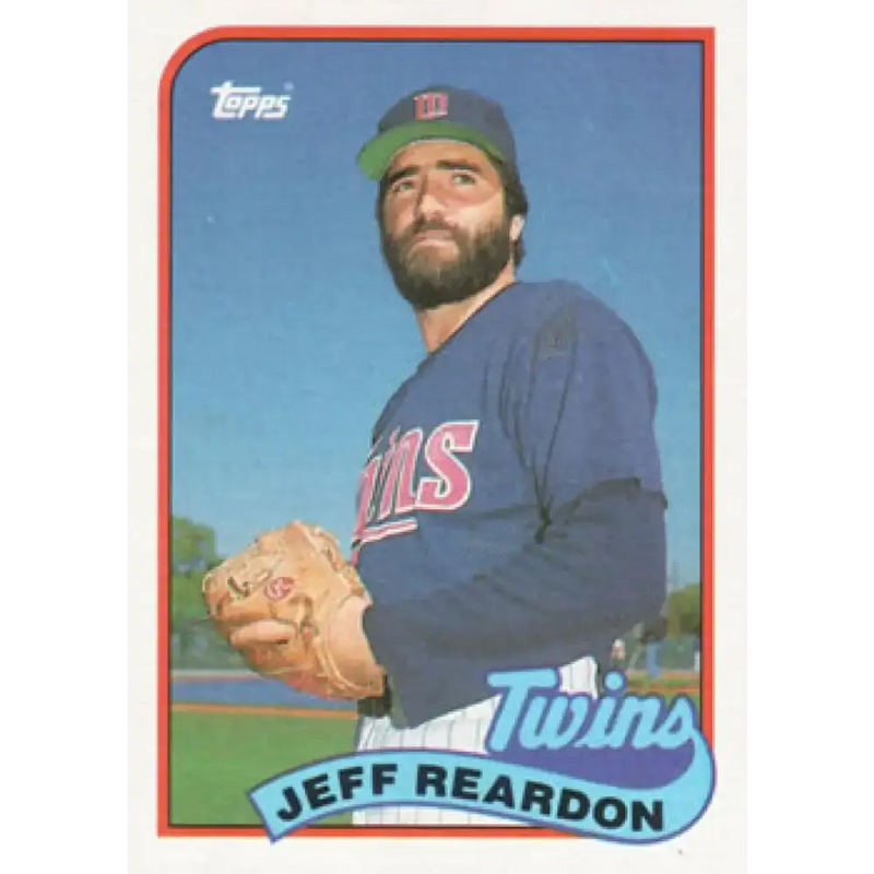 1989 Topps #775 Jeff Reardon NM-MT Minnesota Twins Baseball Card - Baseball Card Single