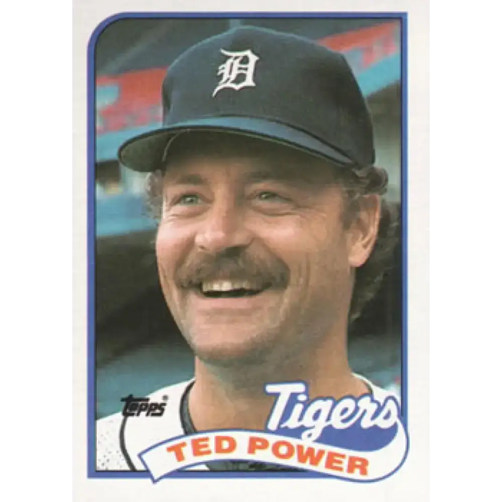 1989 Topps #777 Ted Power NM-MT Detroit Tigers Baseball Card - Baseball Card Single