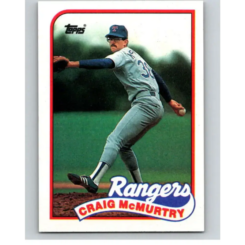 1989 Topps #779 Craig McMurtry NM-MT Texas Rangers Baseball Card - Baseball Card Single
