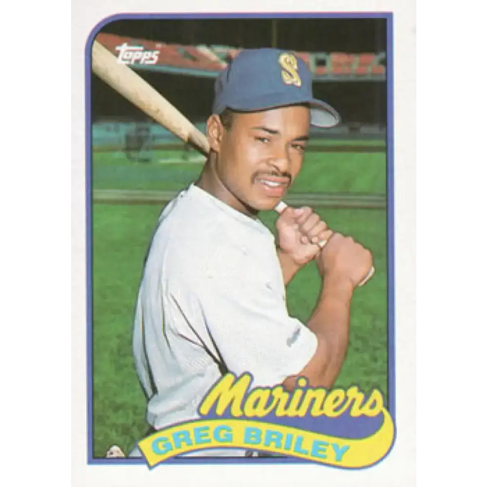 1989 Topps #781 Greg Briley NM-MT RC Rookie Seattle Mariners Baseball Card - Baseball Card Single