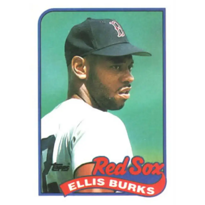 1989 Topps #785 Ellis Burks NM-MT Boston Red Sox Baseball Card - Baseball Card Single