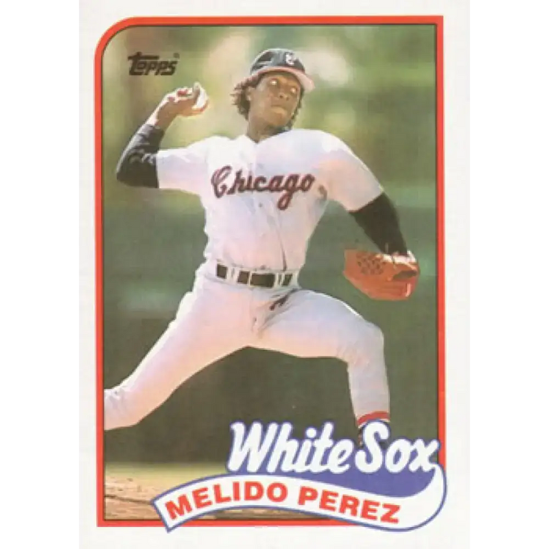 1989 Topps #786 Melido Perez NM-MT Chicago White Sox Baseball Card - Baseball Card Single
