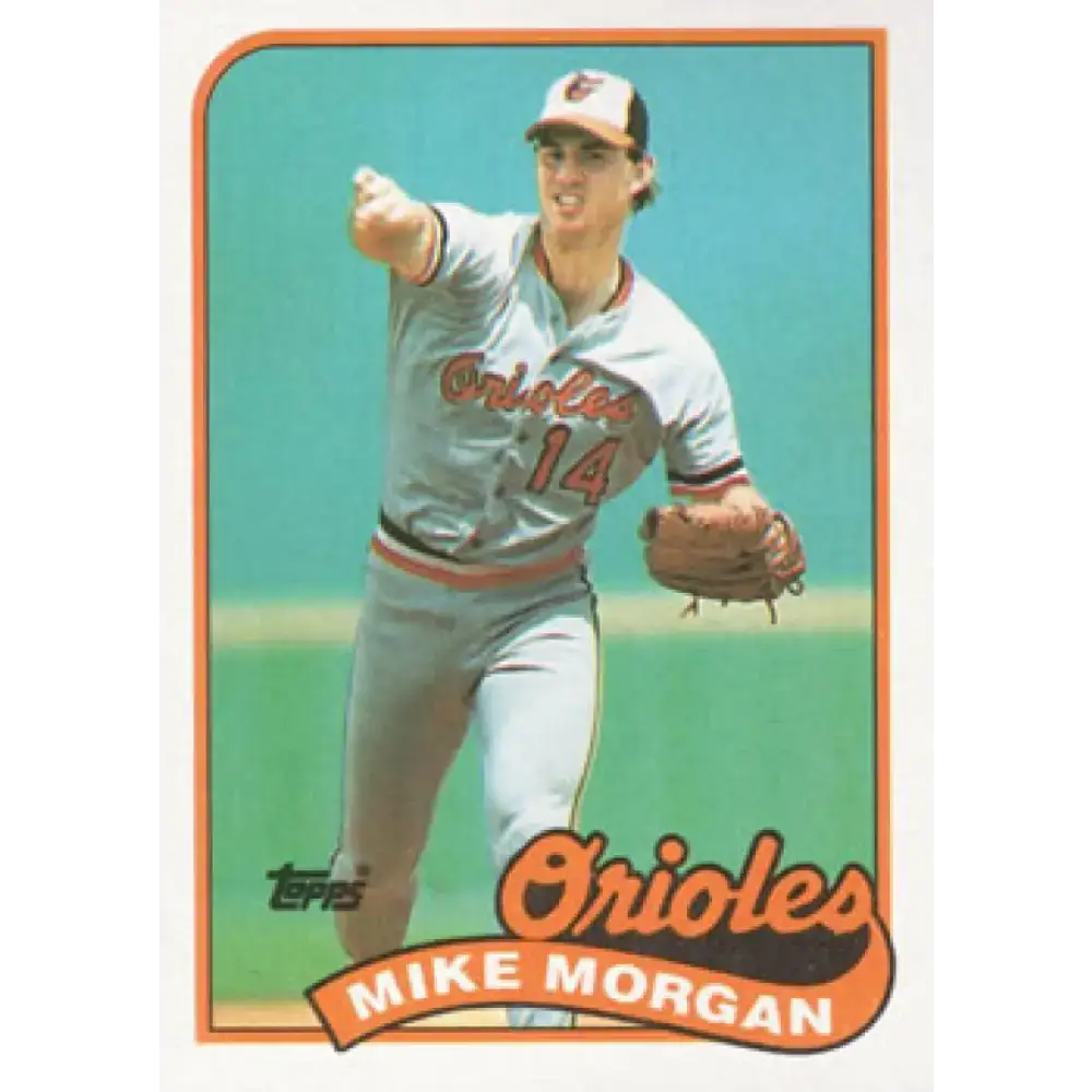 1989 Topps #788 Mike Morgan NM-MT Baltimore Orioles Baseball Card - Baseball Card Single