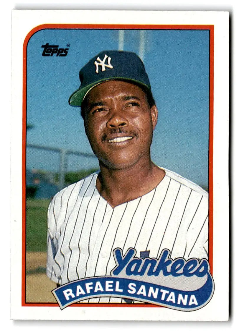 1989 Topps #792 Rafael Santana - Baseball Card Single