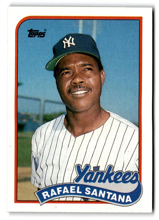 1989 Topps #792 Rafael Santana - Baseball Card Single