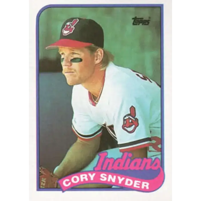 1989 Topps #80 Cory Snyder NM-MT Cleveland Indians Baseball Card - Baseball Card Single