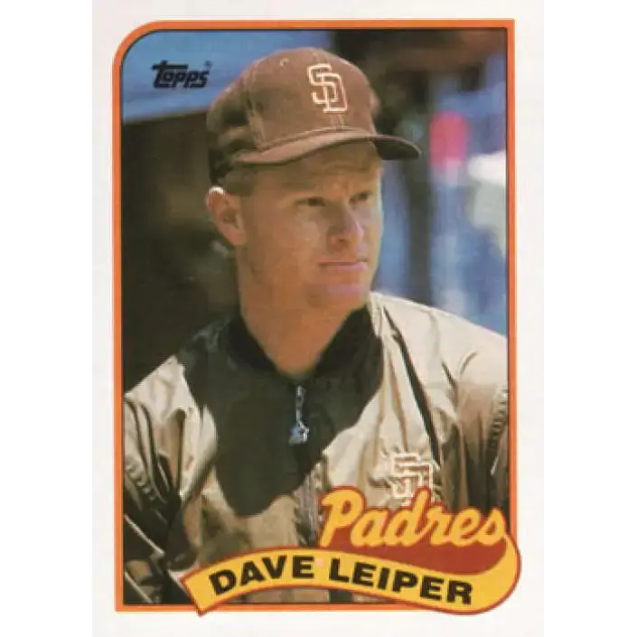 1989 Topps #82 Dave Leiper NM-MT San Diego Padres Baseball Card - Baseball Card Single