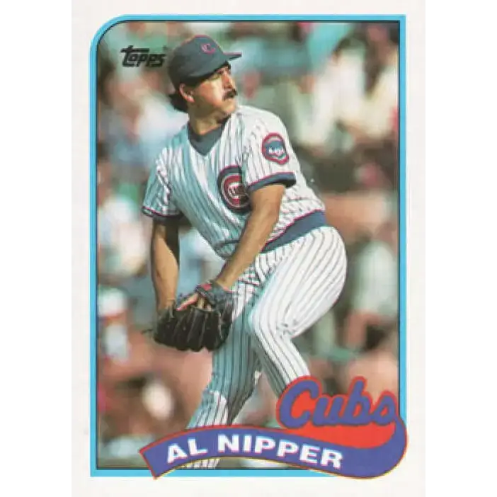 1989 Topps #86 Al Nipper NM-MT Chicago Cubs Baseball Card - Baseball Card Single