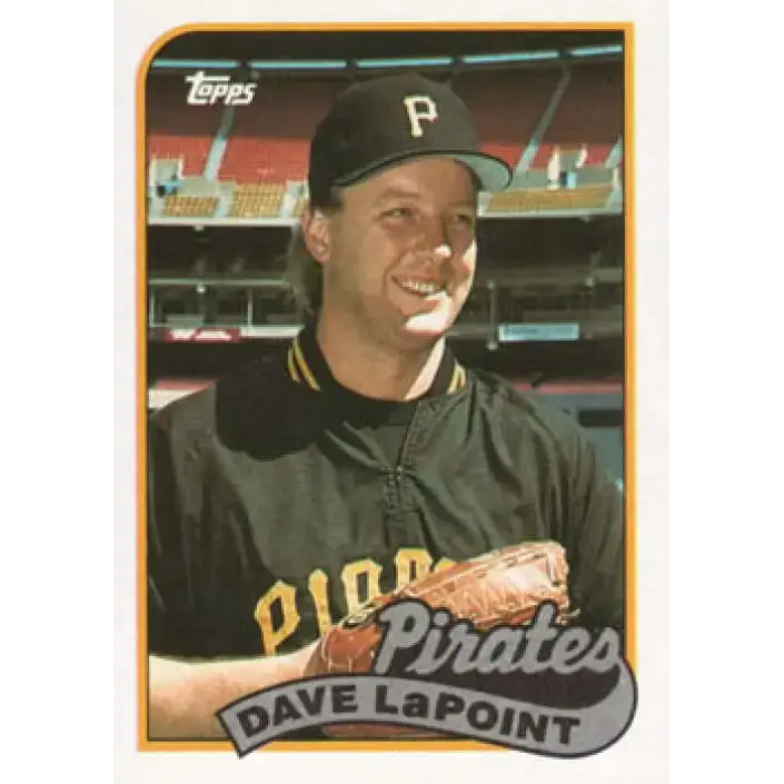 1989 Topps #89 Dave LaPoint NM-MT Pittsburgh Pirates Baseball Card - Baseball Card Single