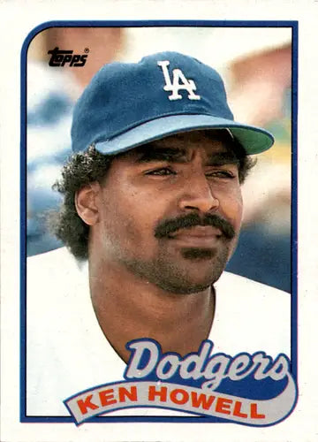 1989 Topps Ken Howell baseball card with original gloss Dodgers ID 45926