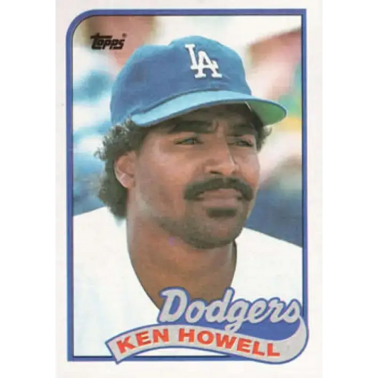 1989 Topps #93 Ken Howell NM-MT Los Angeles Dodgers Baseball Card - Baseball Card Single
