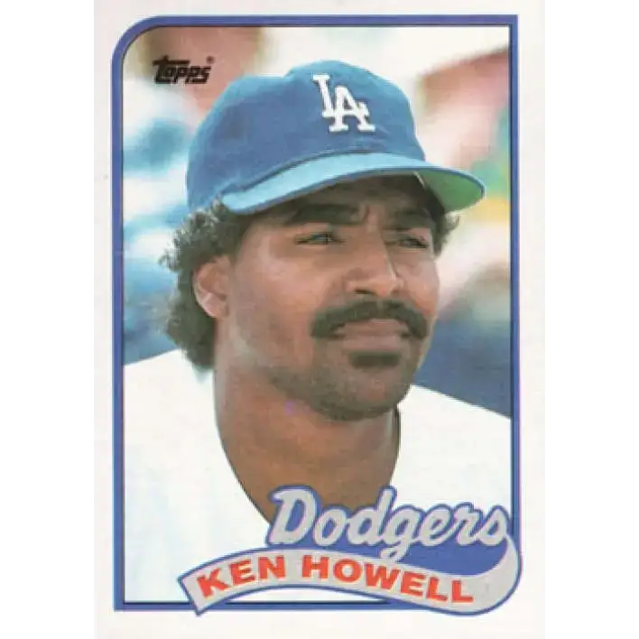 1989 Topps #93 Ken Howell NM-MT Los Angeles Dodgers Baseball Card - Baseball Card Single