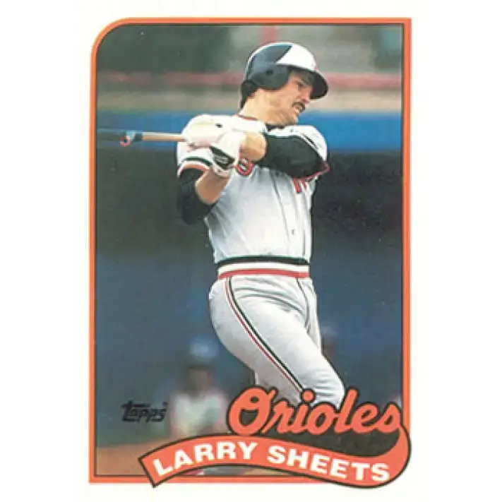 1989 Topps #98 Larry Sheets NM-MT Baltimore Orioles Baseball Card - Baseball Card Single