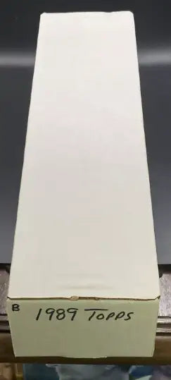 White trapezoidal prism labeled 1989 Tones in 1989 Topps Baseball Hand Collected Set