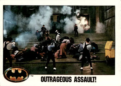 1989 Topps Batman #58 Outrageous Assault! NM Near Mint ID:46092 - DC Card Single