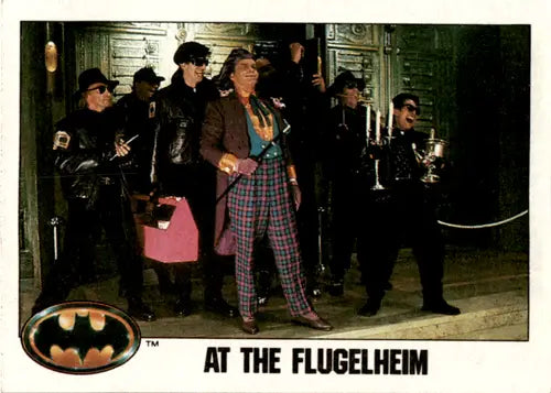 Original gloss Topps Batman scene from 1989 Topps Batman #67 Al the Flugelheim near mint
