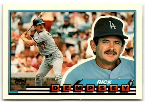 1989 Topps Big #108 Rick Dempsey NM-MT Dodgers - Baseball Card Single