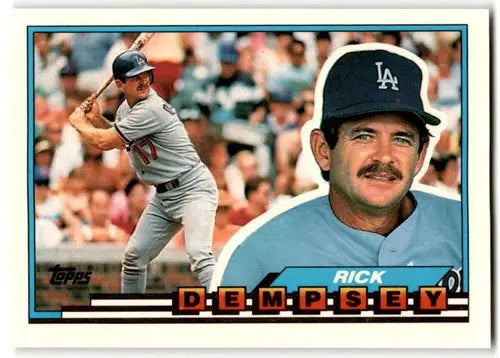 1989 Topps Big #108 Rick Dempsey NM Near Mint Dodgers ID:43825 - Baseball Card Single