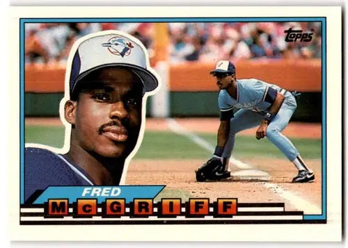 1989 Topps Big #15 Fred McGriff NM Near Mint Blue Jays ID:43824 - Baseball Card Single