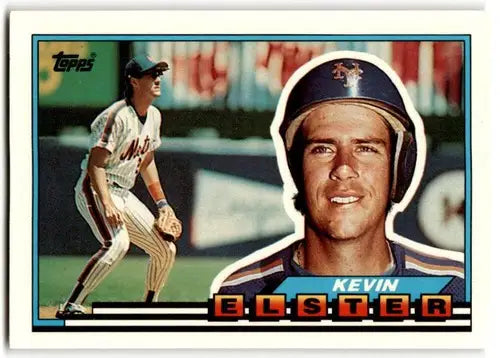 1989 Topps Big #16 Kevin Elster NM Near Mint Mets ID:43818 - Baseball Card Single