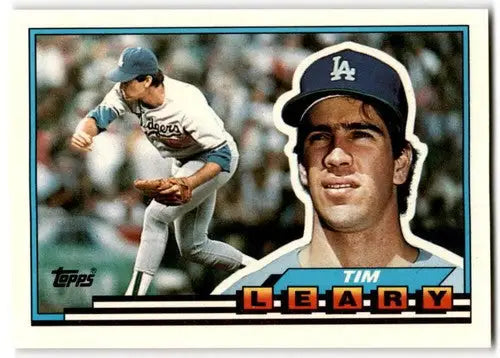 1989 Topps Big #17 Tim Leary NM Near Mint Dodgers ID:43821 - Baseball Card Single
