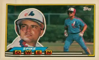 1989 Topps Big #221b Spike Owen