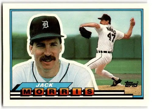 1989 Topps Big #61 Jack Morris NM Near Mint Tigers ID:43822 - Baseball Card Single