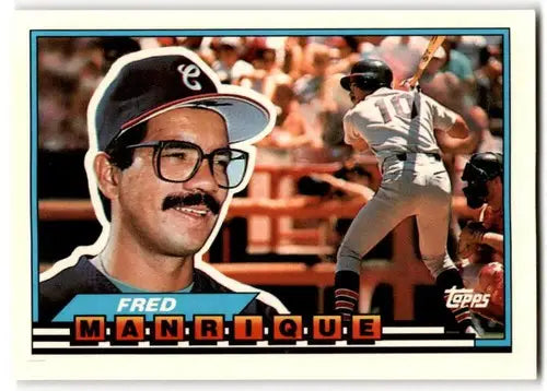 1989 Topps Big #84 Fred Manrique NM Near Mint White Sox ID:43828 - Baseball Card Single