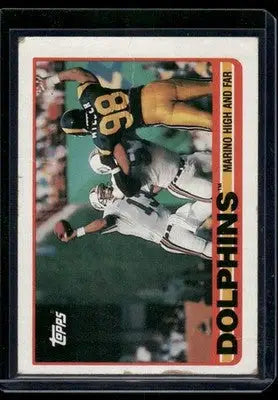1989 Topps Dan Marino #290 Football - Football Card Single