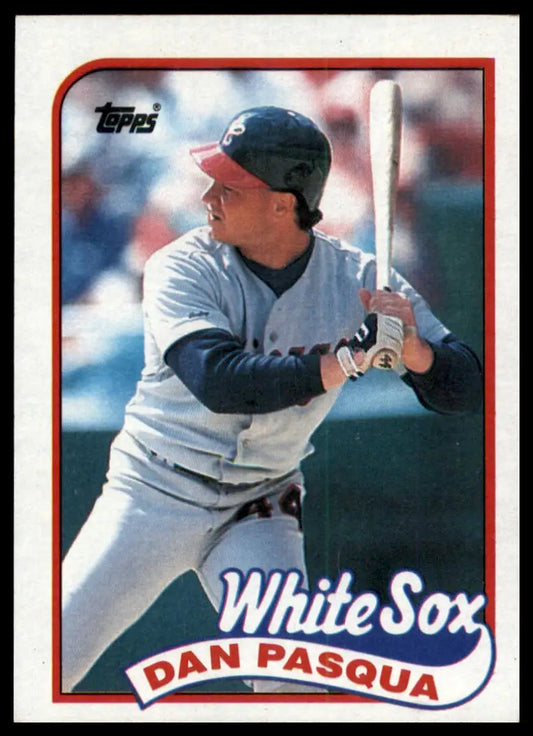 1989 Topps Dan Pasqua 558 Chicago White Sox NM - Baseball Card Single