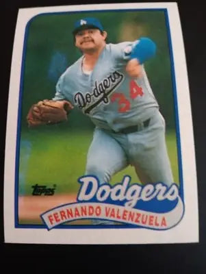 1989 Topps - Fernando Valenzuela #150. LA Dodgers. NRMT+