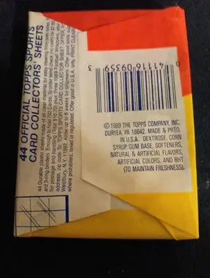 1989 Topps Football - (1) Sealed Wax Pack. NFL. - Football Card Box